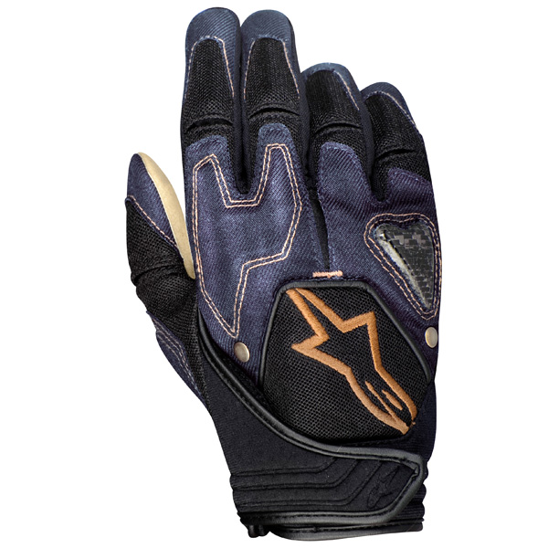 Guantes moto Alpinestars Scheme Kevlar Azul