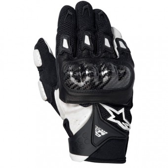Guantes moto Alpinestars SMX-2 Air Carbon Negro Blanco