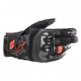 Guantes moto Alpinestars Smx Z Drystar Negro Rojo Fluo