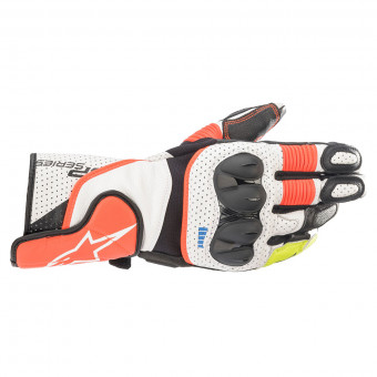 Guantes moto Alpinestars SP-2 V3 White Red Fluo Black