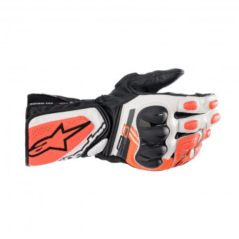 Guantes moto Alpinestars SP-8 V3 Black White Red Fluo
