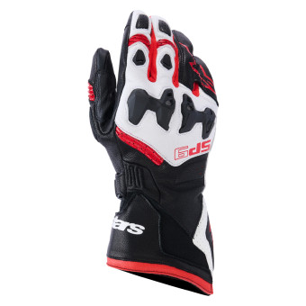 Guantes moto Alpinestars SP-9 Black White Bright Red