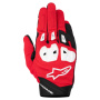 Guantes moto Alpinestars SP X 1 Rojo brillante Negro Blanco