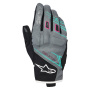 Guantes moto Alpinestars Stella Moblast WP Fur Gray Black Pink Fluo
