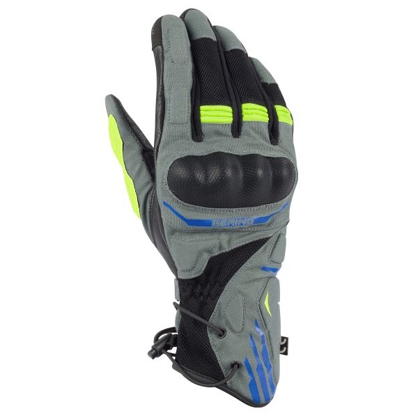 Guantes moto Bering Bakundu Grey Black Blue Glove Guantes moto Bering Bakundu Grey Black Blue Glove