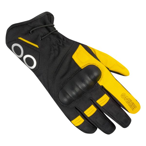 Guantes moto Bering Lady Zephyr Black Grey Yellow Gloves