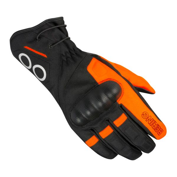 Guantes moto Bering Zephyr Grey Orange Gloves