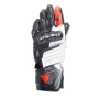 Guantes moto Dainese Carbon 4 Long Lady Black White Fluo Red