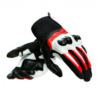 Guantes moto Dainese Mig 3 Black White Lava Red