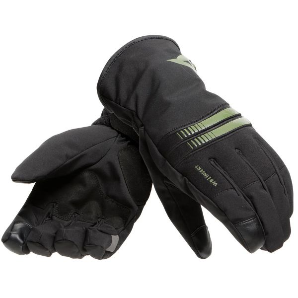 Guantes moto Dainese Plaza 3 D-Dry Black Bronze Green Guantes moto Dainese Plaza 3 D-Dry Black Bronze Green