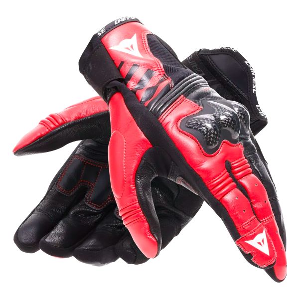 Dainese Reacto Carbon Short Negro Rojo Lava