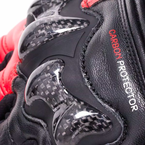 Dainese Reacto Carbon Short Negro Rojo Lava