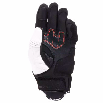 Dainese Reacto Carbon Short Mujer Negro Blanco Rojo Fluo