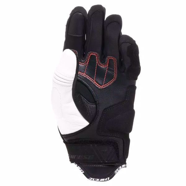 Dainese Reacto Carbon Short Mujer Negro Blanco Rojo Fluo