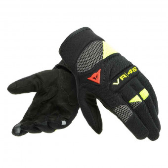 Guantes moto Dainese VR46 Curb Short Fluo Yellow
