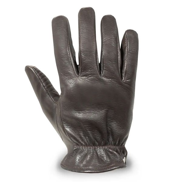 Guantes moto Dmd Escudo Piel Marrón Oscuro Guantes moto Dmd Escudo Piel Marrón Oscuro