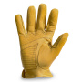 Guantes moto Dmd Escudo Cuero Amarillo