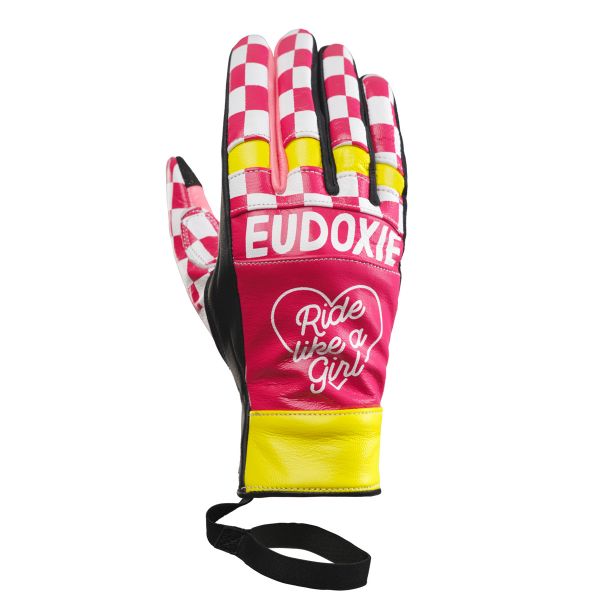 Guantes moto EUDOXIE G-Gold Pink