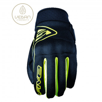 Guantes moto Five Globe Black Fluo Yellow