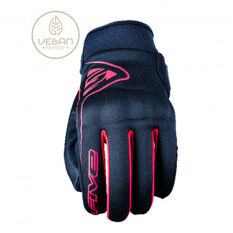 Guantes moto Five Globe Black Red