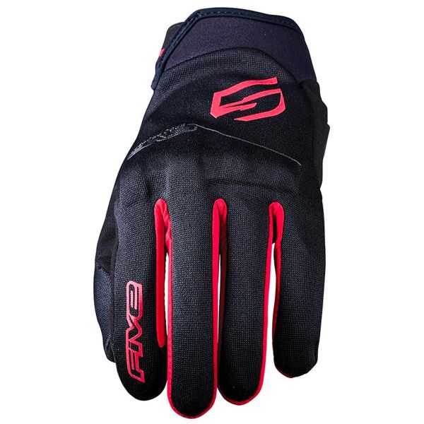 Guantes moto Five Globe Evo Black Red Guantes moto Five Globe Evo Black Red