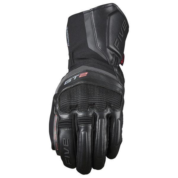 Guantes moto Five GT2 Evo WP Negro
