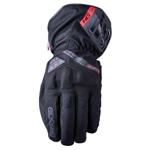 Guantes moto Five Calentador HG3 Evo WP Negro Guantes moto Five Calentador HG3 Evo WP Negro