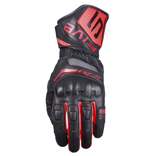 Guantes moto Five RFX Sport Evo Negro fluo Rojo