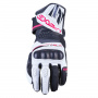 Guantes moto Five RFX Sport Woman White Pink