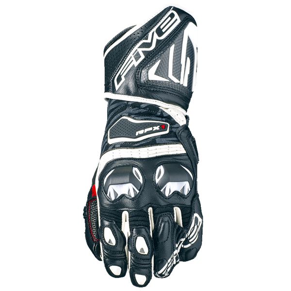Guantes moto Five RFX1 16 Black White
