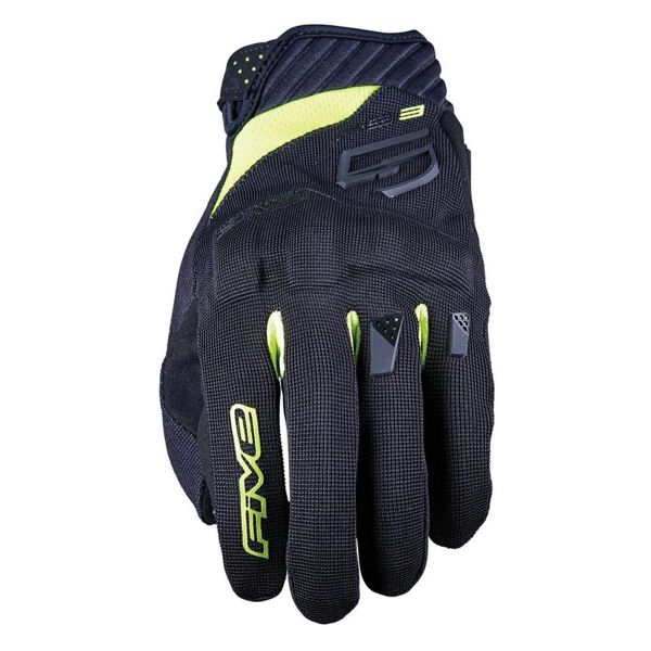 Guantes moto Five RS3 Evo Black Fluo Yellow