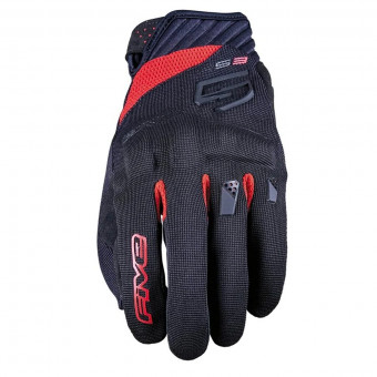 Guantes moto Five RS3 Evo Black Red Guantes moto Five RS3 Evo Black Red