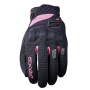 Guantes moto Five RS3 Evo Woman Black Fluo Pink