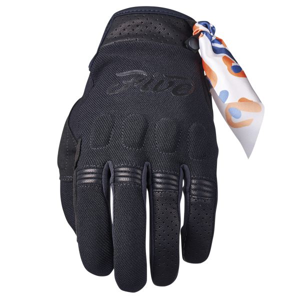 Guantes moto Five Scrambler Mujer Negro