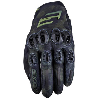 Guantes moto Five Stunt Evo 2 Camo Kaki
