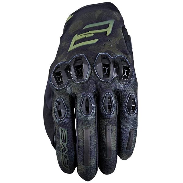 Guantes moto Five Stunt Evo 2 Camo Kaki Guantes moto Five Stunt Evo 2 Camo Kaki