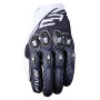 Guantes moto Five Stunt Evo 2 Fiber Black White