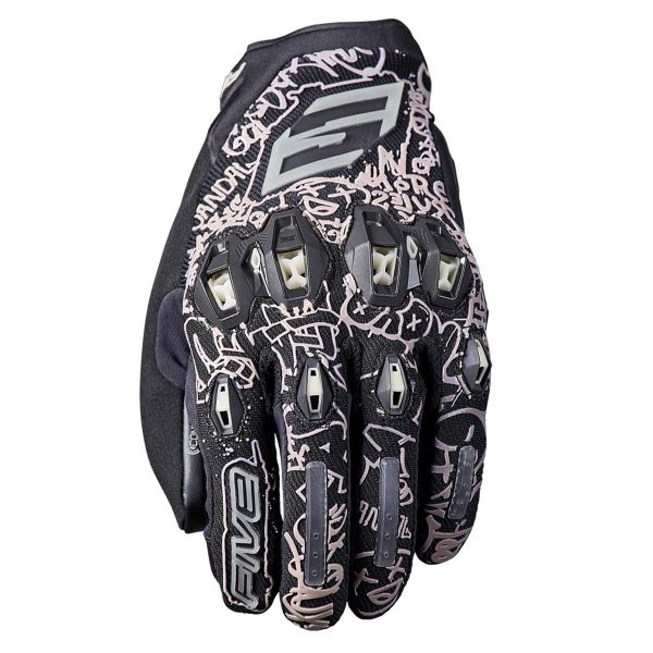 Guantes moto Five Stunt Evo 2 Graffiti Glow Guantes moto Five Stunt Evo 2 Graffiti Glow