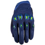 Guantes moto Five Stunt Evo 2 Night Blue Fluo Yellow