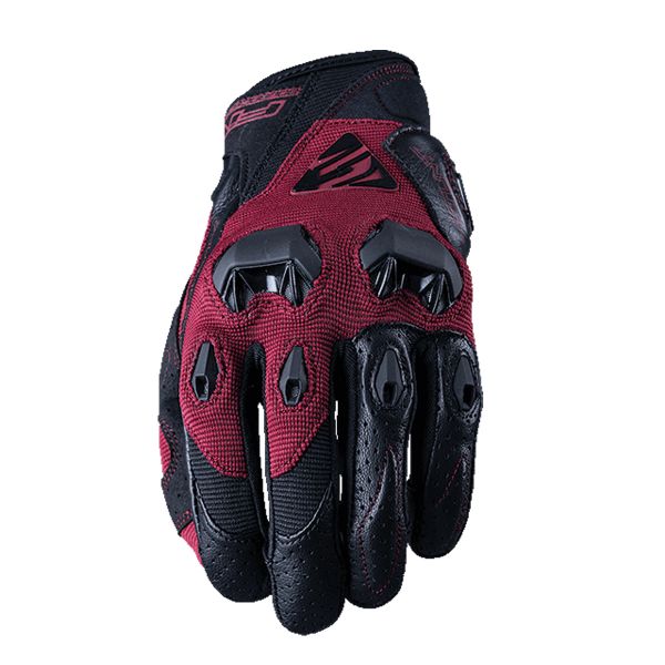 Guantes moto Five Stunt Evo Woman Burgundy Guantes moto Five Stunt Evo Woman Burgundy