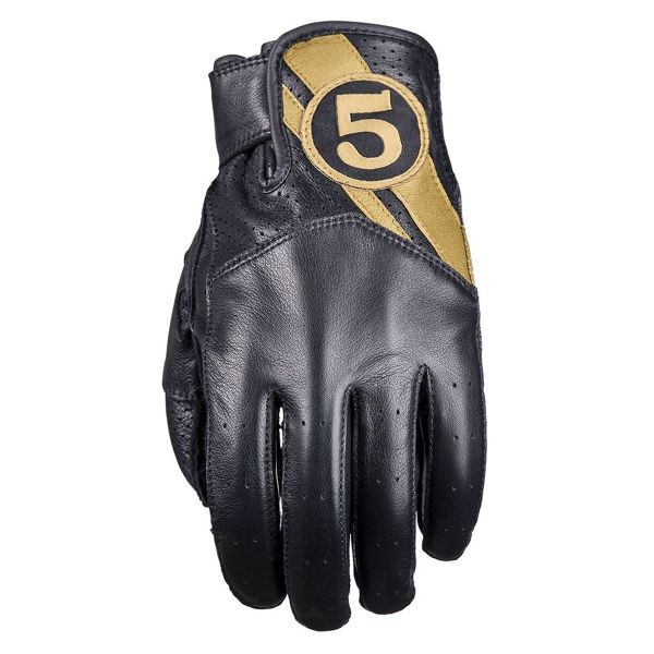 Guantes moto Five Texas Evo Negro oro
