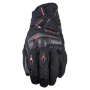 Guantes moto Five TFX1 Airflow Short Negro fluo Rojo