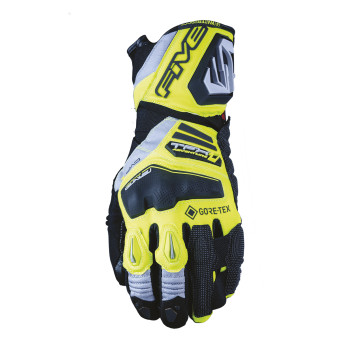 Guantes moto Five TFX1 GTX Amarillo Fluo Gris