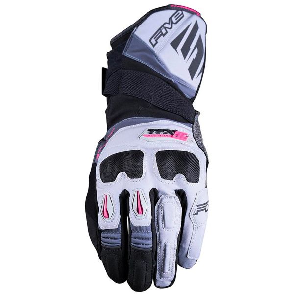 Guantes moto Five TFX2 WP Woman Grey Pink Guantes moto Five TFX2 WP Woman Grey Pink