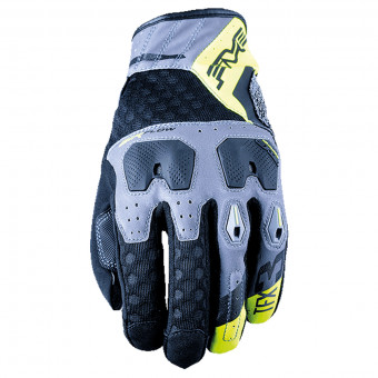 Guantes moto Five TFX3 Airflow Grey Fluo Yellow