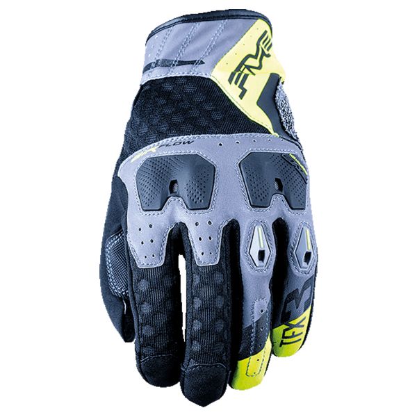 Guantes moto Five TFX3 Airflow Grey Fluo Yellow Guantes moto Five TFX3 Airflow Grey Fluo Yellow