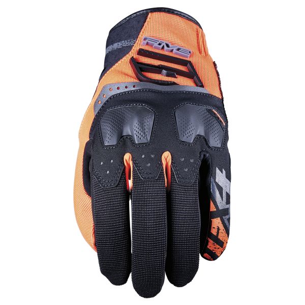 Guantes moto Five TFX4 Negro Fluo Naranja