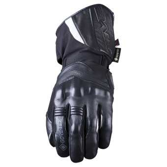 Guantes moto Five WFX Skin Evo GTX Mujer Negro Blanco