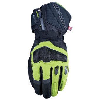Guantes moto Five WFX1 Evo WP Negro Amarillo Fluo
