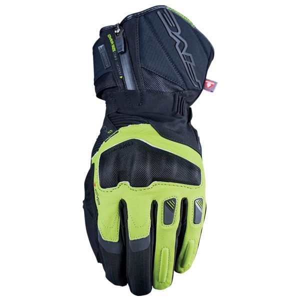 Guantes moto Five WFX1 Evo WP Negro Amarillo Fluo